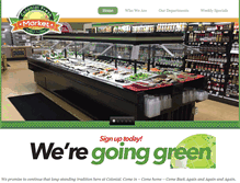 Tablet Screenshot of colonialmarketessexct.com